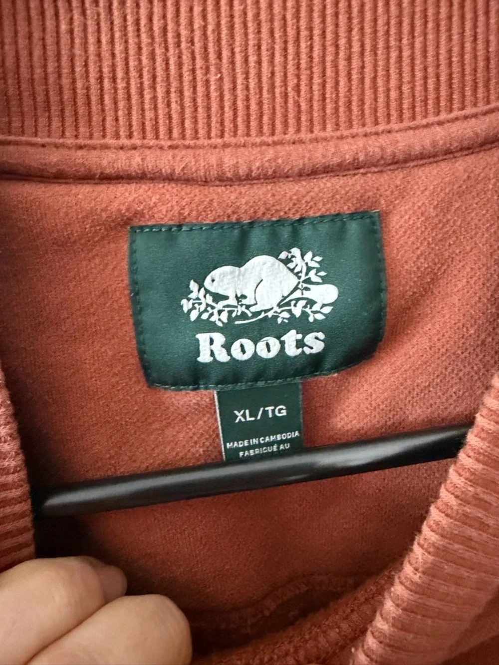 Roots Women's Rust Crewneck Sweater - Picture 4 of 4
